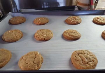 White Chocolate Butterscotch Cookies