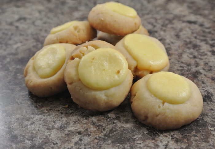 Cheesecake Thumbprint Cookies