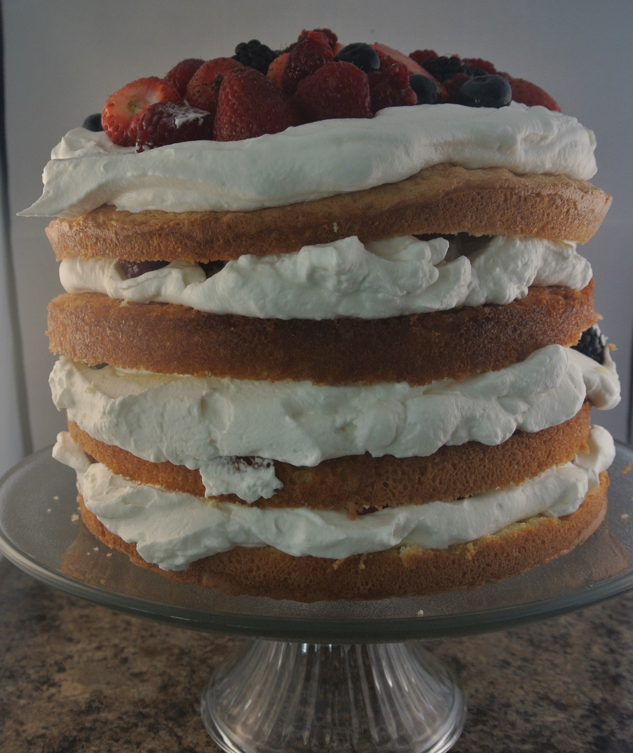 Old Fashion Berry Layer Cake